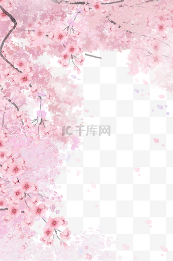 卡通儿童春天