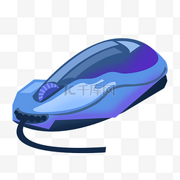 电竞设备机械蓝色电脑鼠标