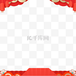 新年背景喜庆图片_春节banne背景