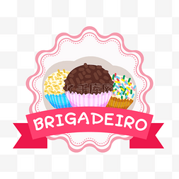 brigadeiro巴西甜品标签标识