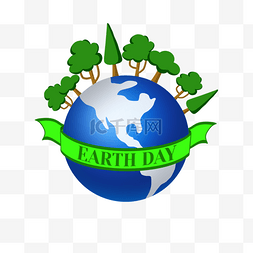 低碳环保节日地球日
