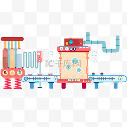工厂排水图片_智能工厂自动化生产机器
