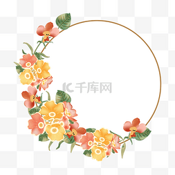 浪漫花瓣底纹图片_花朵花卉边框撞色