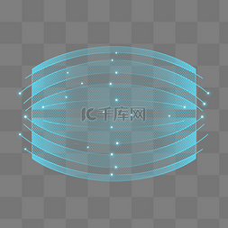 曲面数据图片_科技数据屏幕曲面光效