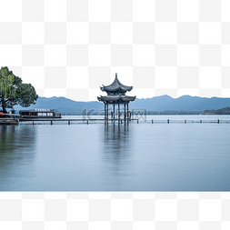 湖水湖图片_西湖景点风光湖水建筑