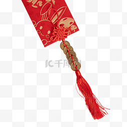 兔年新年春节红包铜钱挂饰
