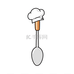 厨师腊八粥图片_厨房用具厨师帽主题标志图标标志