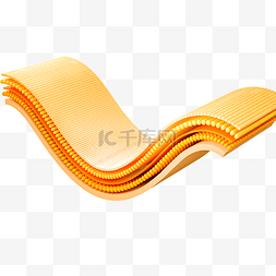 立体保暖发热纤维发热层C4D