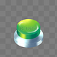 绿色立体按钮
