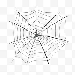 蜘蛛网蜘蛛丝线条黑色