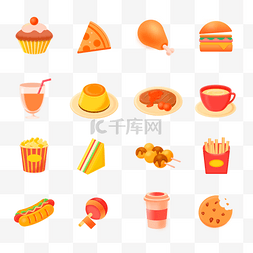 icon餐饮图片_食物图标icon套图