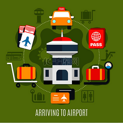 机场到达旅客服务指南与运输行李
