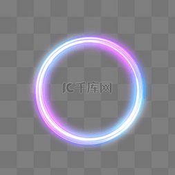 圆形光圈光效图片_渐变发光光环光圈光效