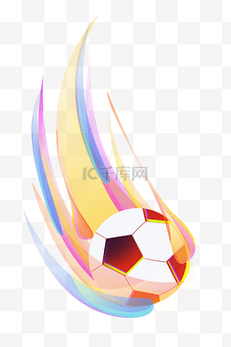 世界杯卡塔尔足球比赛炫彩装饰