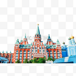 俄罗斯建筑城堡房屋
