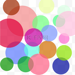 矢量花纹边框设计图片_彩虹气泡材料