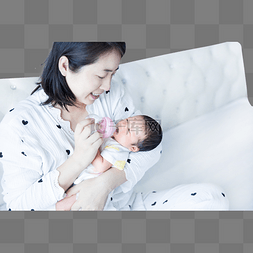 妈妈婴儿宝宝图片_婴儿护理母婴照顾宝宝新生亲子护