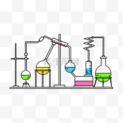 化学烧杯实验室药剂精美图案