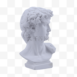 石膏像素材图片_大卫复兴雕塑雕像石膏像