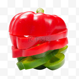 新鲜蔬菜彩色菜椒