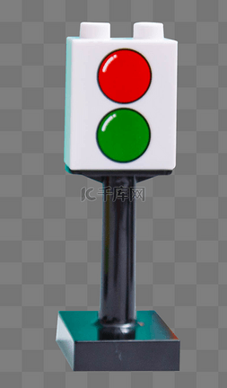 红绿灯图片_乐高积木交通灯