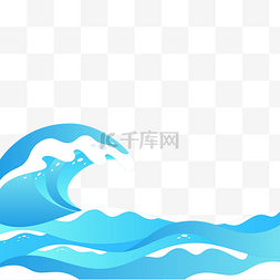 海浪花纸图片_夏季浪花海浪