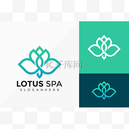 fashion字图片_Lotus Spa Jewellery Logo Vector Design. Abstr