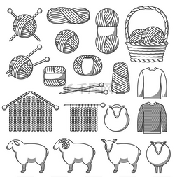 刺绣手工艺图片_套羊毛项目。