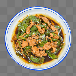 辣椒炒肉食物