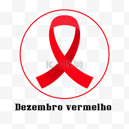 巴西红色十二月几何圆形线框
