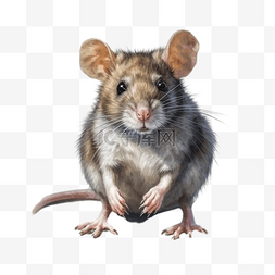 老鼠解剖图片_卡通手绘老鼠鼠类