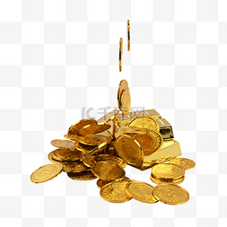 金币经济金条赏金黄金堆