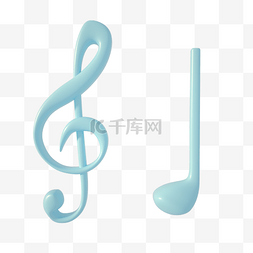 icon音乐图片_C4D音乐娱乐音符3D立体