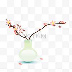 新中式梅花花朵