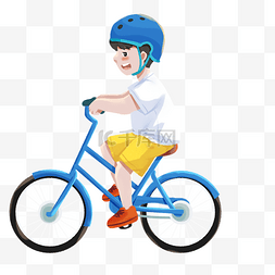 骑着山地自行车图片_儿童骑自行车