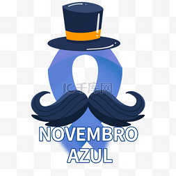 巴西蓝色十一月帽子创意