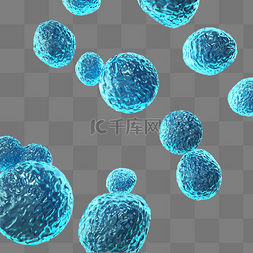 细胞图片_3D立体C4D细胞生物