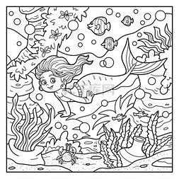 图画书: 小美人鱼和海的世界