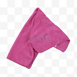 纤维粉色干燥织物毛巾