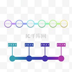 时间进度轴图片_商务时间轴企业发展