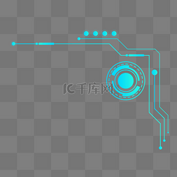 透明水泡科技图片_数据可视化科技感图形边框线条