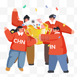 运动会图片_亚运会电竞运动员比赛胜利