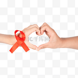 艾滋病日红丝带