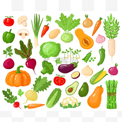 西子南瓜车图片_卡通蔬菜。素食蔬菜、西红柿、南