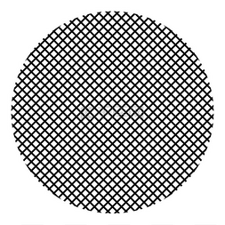 圆形滤镜材料图标黑色矢量插图平