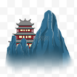 古典建筑图片_传统古典建筑山峰