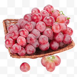 吐鲁番的葡萄熟了图片_红提葡萄