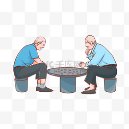 棋牌游戏图片_棋牌游戏下棋对战人物