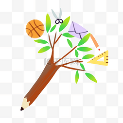 铅笔知识树
