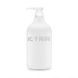 产品包装图片_空白的洗发水瓶子